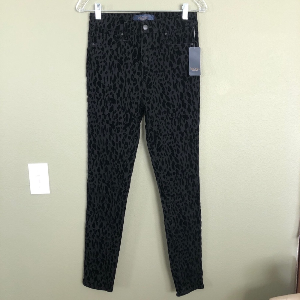 Rachel Roy Flocked Print Pants